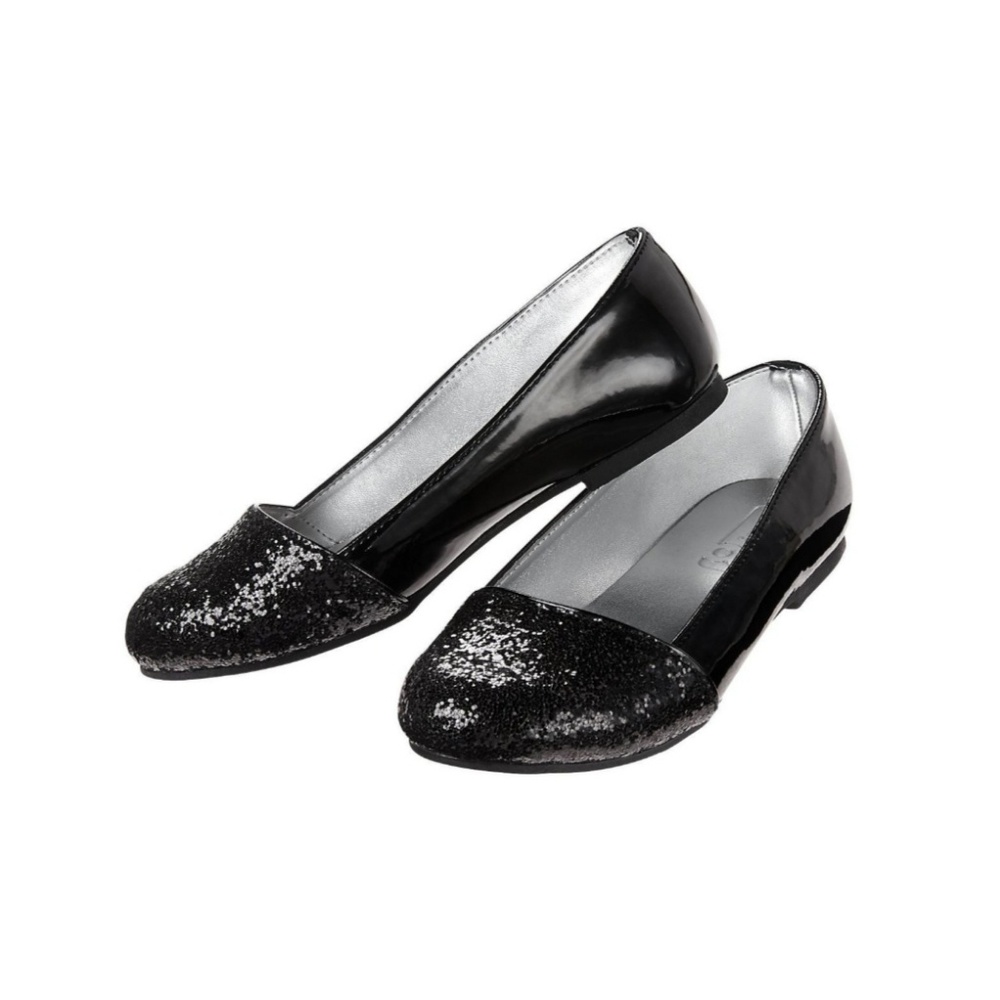 Glitter Ballet Flats
